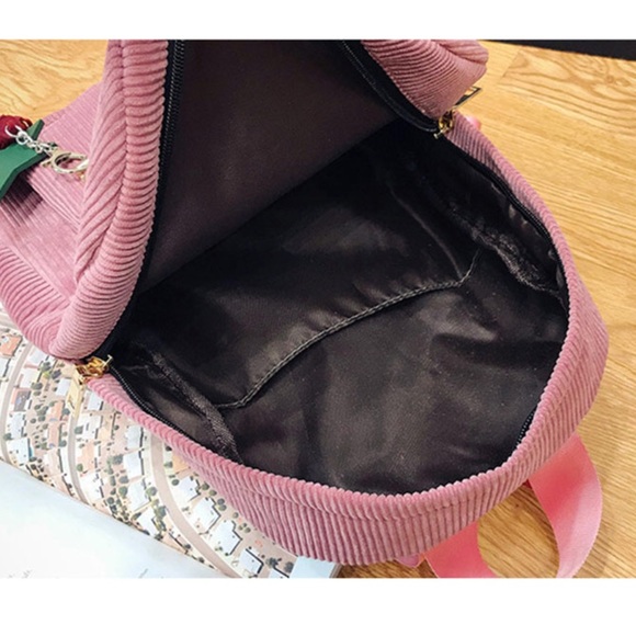 1 Left! Mini Corduroy Backpack 2 Colors - Picture 5 of 5